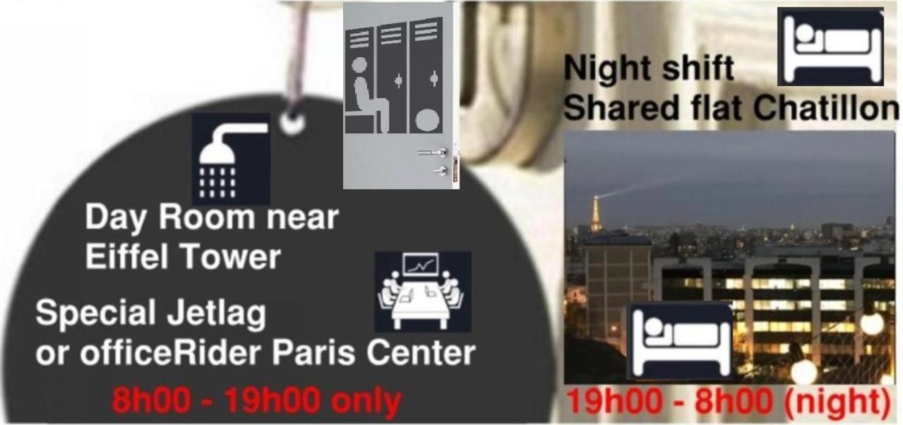 Eiffel Citea Access Dayroom Espace Paris Sans Nuitee Et Chambre Partagee Chatillon Nuitee -- Repos Journee Ou Espace Travail 8-19H Proche Tour Eiffel Ou Usage Bureau A L'Heure En Journee -- Nuitee Chatillon Avenue Paris Exterior photo